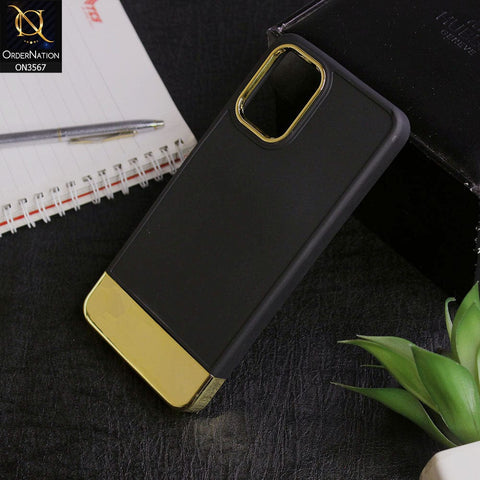 Samsung Galaxy A12 Nacho - Black -Camera Electroplated Soft Silicone Case