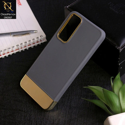 Vivo Y51 (2020 December) - Grey -Camera Electroplated Soft Silicone Case