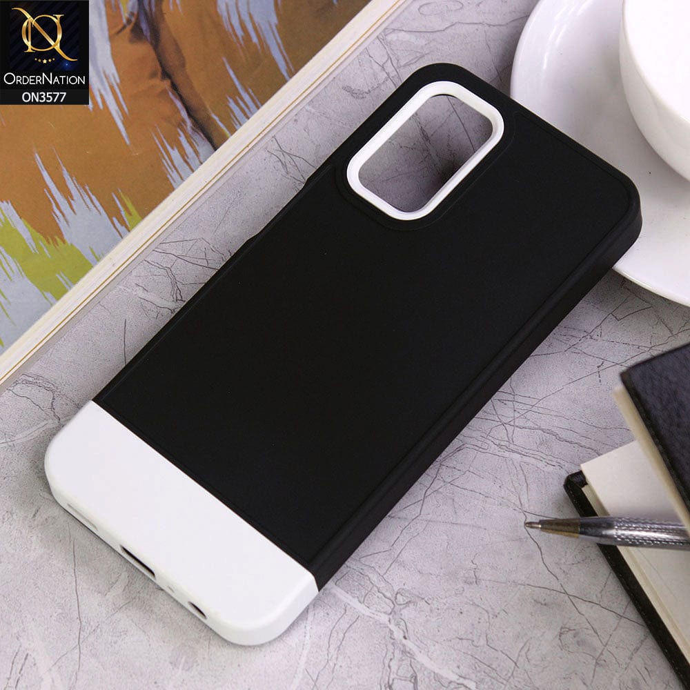 Samsung Galaxy A13 Cover - Design3 - Trendy Double Tone Candy Colour Soft Silicon Protective Case