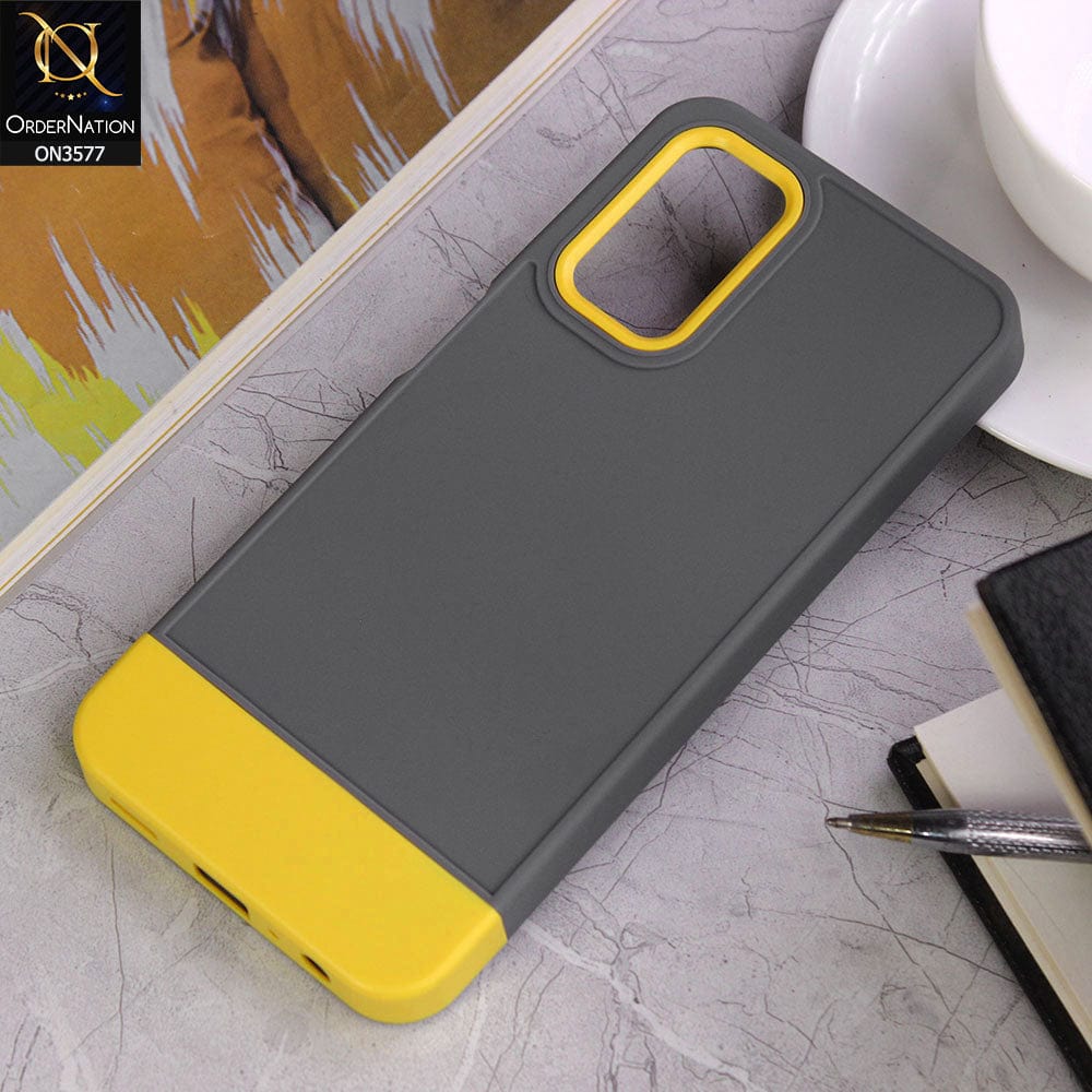 Samsung Galaxy A13 Cover - Design9 - Trendy Double Tone Candy Colour Soft Silicon Protective Case