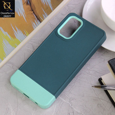 Samsung Galaxy A32 Cover - Design1 - Trendy Double Tone Candy Colour Soft Silicon Protective Case