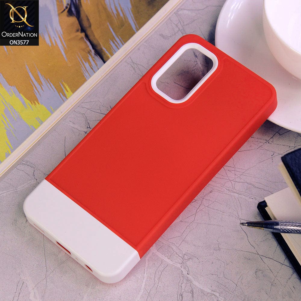 Samsung Galaxy A32 Cover - Design6 - Trendy Double Tone Candy Colour Soft Silicon Protective Case