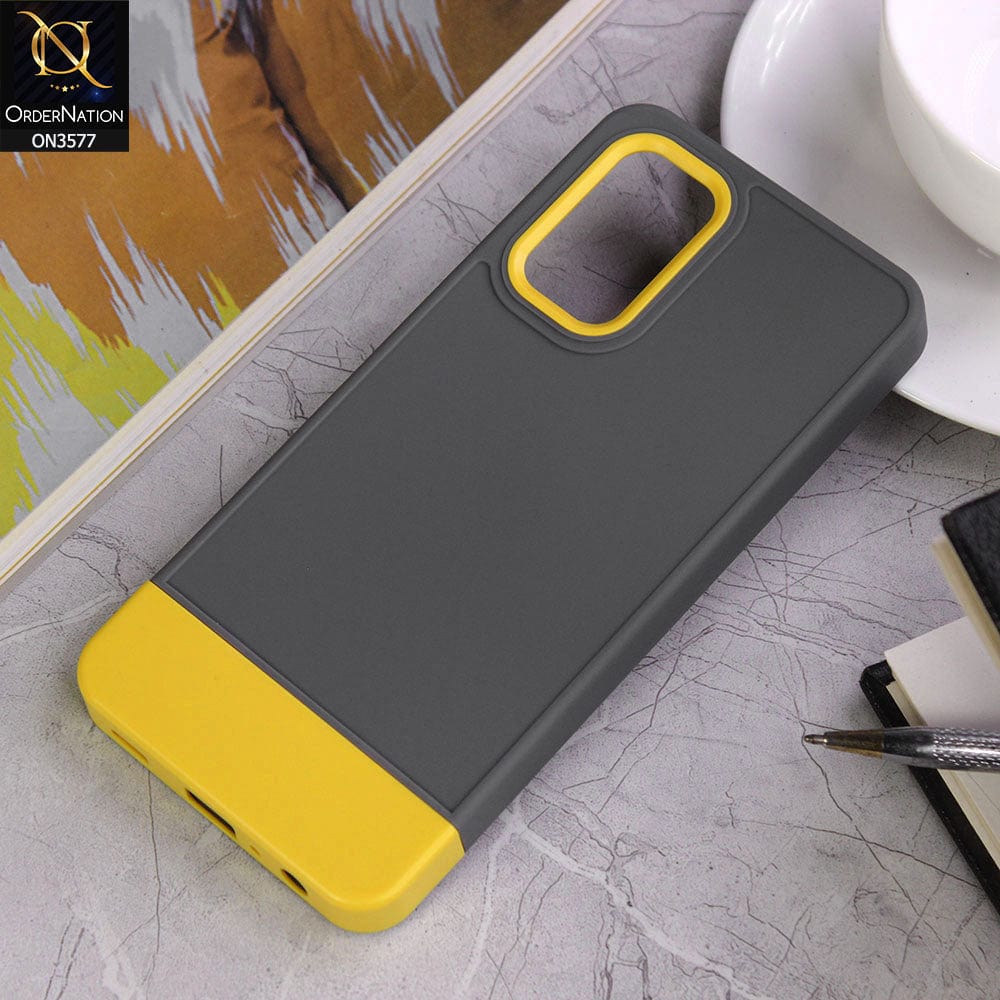Samsung Galaxy A32 Cover - Design9 - Trendy Double Tone Candy Colour Soft Silicon Protective Case