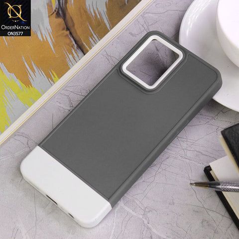 Oppo Reno 7 Lite Cover - Design10 - Trendy Double Tone Candy Colour Soft Silicon Protective Case