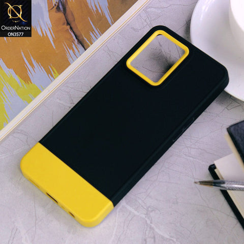 Oppo Reno 7 Lite Cover - Design2 - Trendy Double Tone Candy Colour Soft Silicon Protective Case