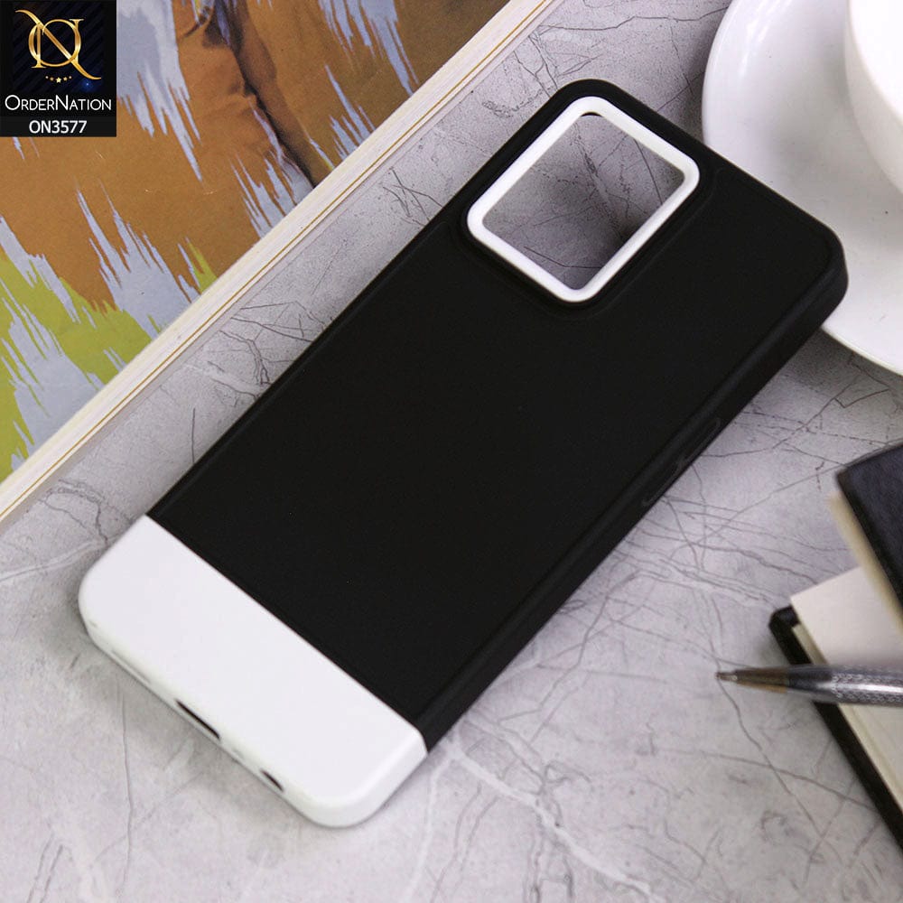 Oppo Reno 7Z 5G Cover - Design3 - Trendy Double Tone Candy Colour Soft Silicon Protective Case