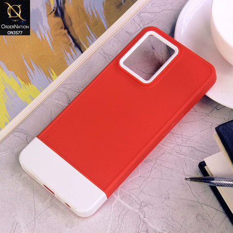 Oppo F21 Pro 5G Cover - Design6 - Trendy Double Tone Candy Colour Soft Silicon Protective Case