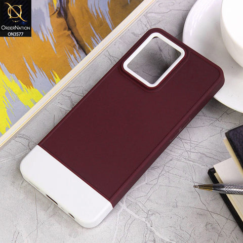 Oppo F21 Pro 5G Cover - Design7 - Trendy Double Tone Candy Colour Soft Silicon Protective Case