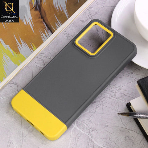 Oppo Reno 7 Lite Cover - Design9 - Trendy Double Tone Candy Colour Soft Silicon Protective Case