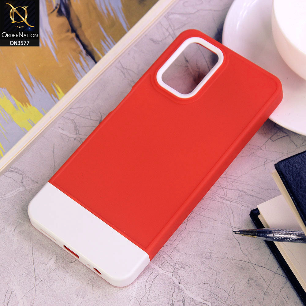 Xiaomi Redmi Note 10 4G Cover - Design6 - Trendy Double Tone Candy Colour Soft Silicon Protective Case
