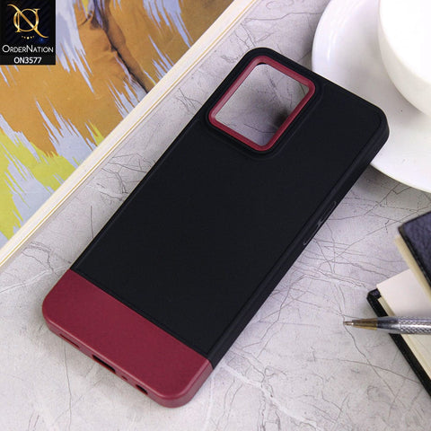 Oppo Reno 7 4G Cover - Design8 - Trendy Double Tone Candy Colour Soft Silicon Protective Case