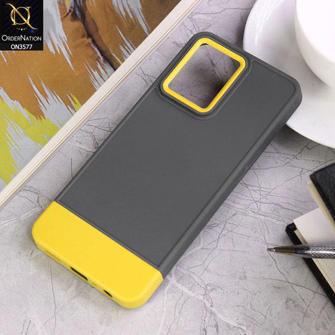 Oppo Reno 7 4G Cover - Design9 - Trendy Double Tone Candy Colour Soft Silicon Protective Case