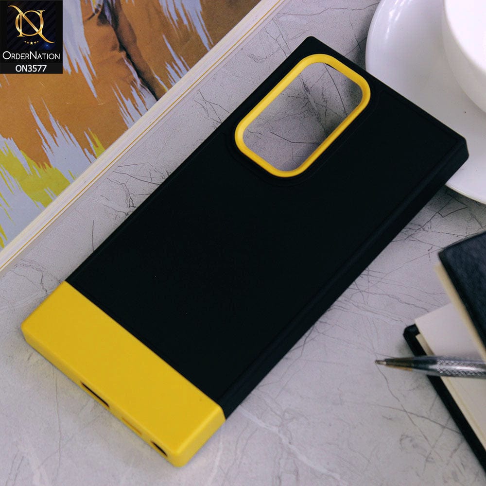 Samsung Galaxy S22 Ultra 5G Cover - Design2 - Trendy Double Tone Candy Colour Soft Silicon Protective Case