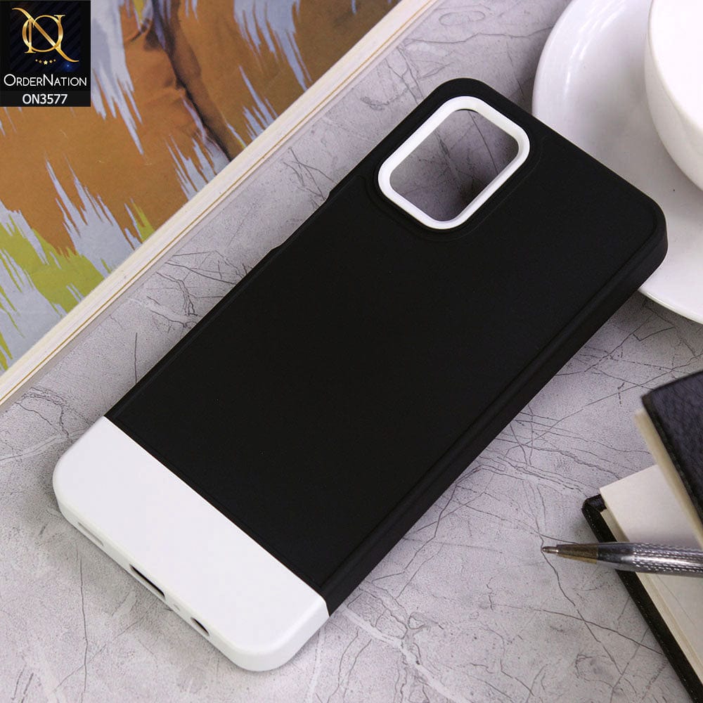 Samsung Galaxy A12 Cover - Design3 - Trendy Double Tone Candy Colour Soft Silicon Protective Case