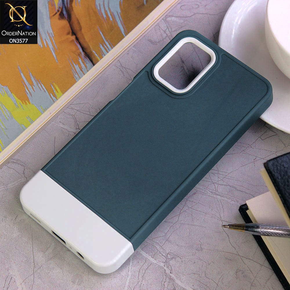 Samsung Galaxy A12 Cover - Design5 - Trendy Double Tone Candy Colour Soft Silicon Protective Case