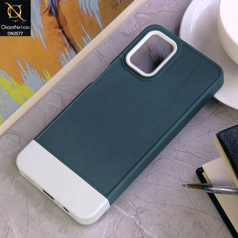 Samsung Galaxy A12 Cover - Design5 - Trendy Double Tone Candy Colour Soft Silicon Protective Case