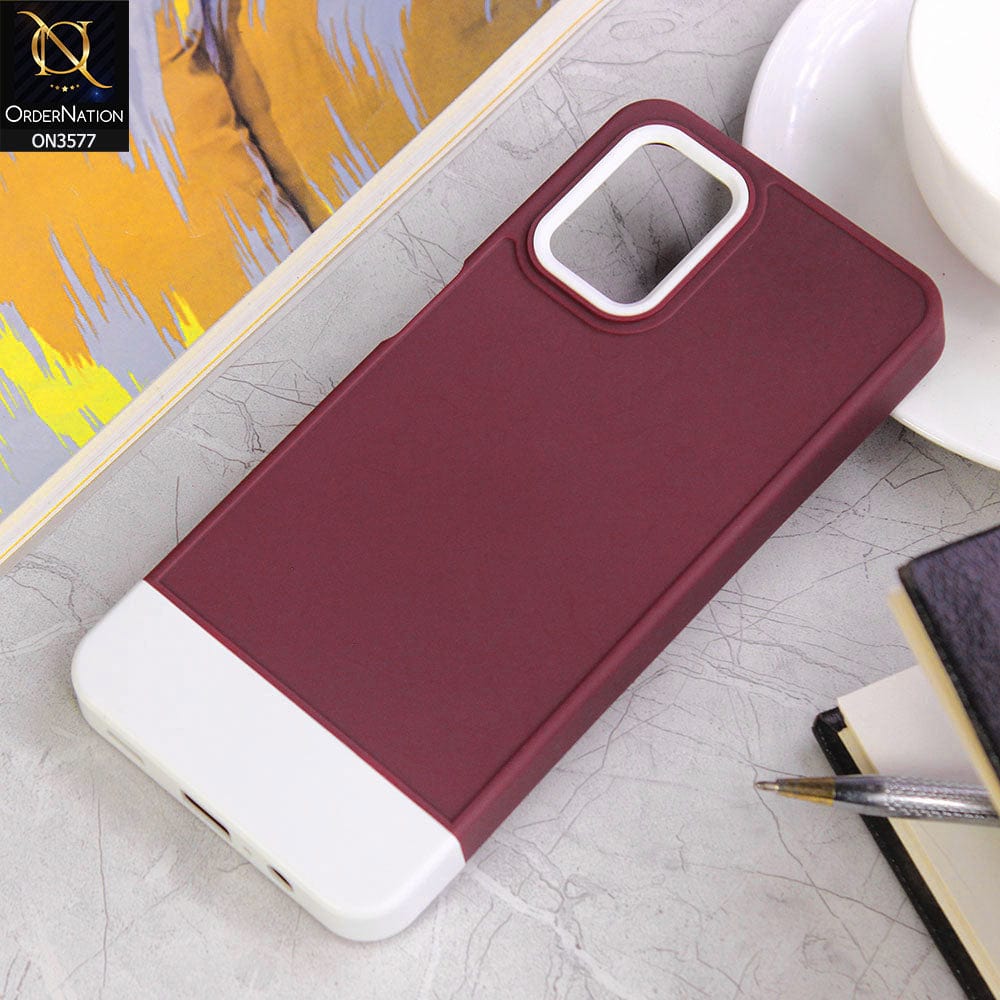 Samsung Galaxy A12 Cover - Design7 - Trendy Double Tone Candy Colour Soft Silicon Protective Case