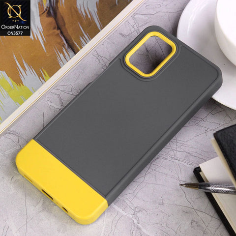 Samsung Galaxy A12 Cover - Design9 - Trendy Double Tone Candy Colour Soft Silicon Protective Case