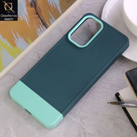 Samsung Galaxy A73 5G Cover - Design1 - Trendy Double Tone Candy Colour Soft Silicon Protective Case