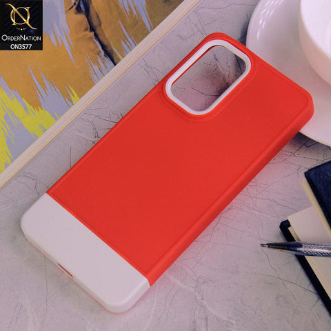 Samsung Galaxy A73 5G Cover - Design6 - Trendy Double Tone Candy Colour Soft Silicon Protective Case