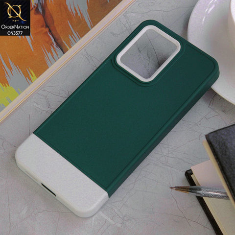 Vivo S12 Cover - Design4 - Trendy Double Tone Candy Colour Soft Silicon Protective Case