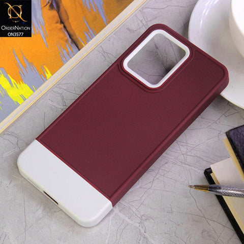 Vivo V23 5G Cover - Design7 - Trendy Double Tone Candy Colour Soft Silicon Protective Case