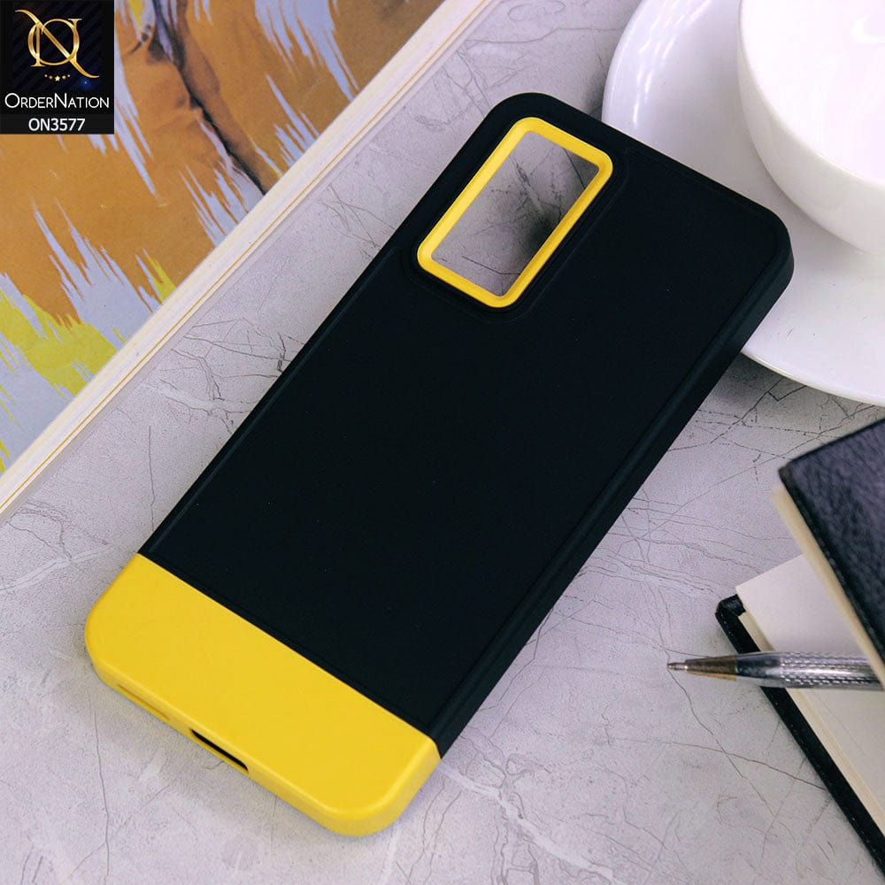Vivo V23e Cover - Design2 - Trendy Double Tone Candy Colour Soft Silicon Protective Case