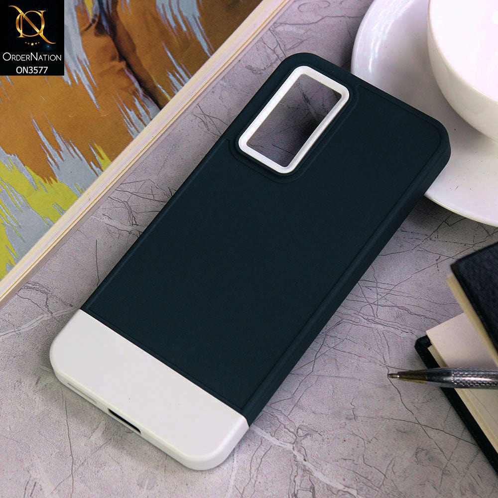 Vivo S10e Cover - Design5 - Trendy Double Tone Candy Colour Soft Silicon Protective Case