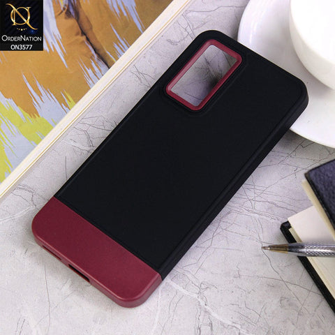 Vivo V23e Cover - Design8 - Trendy Double Tone Candy Colour Soft Silicon Protective Case