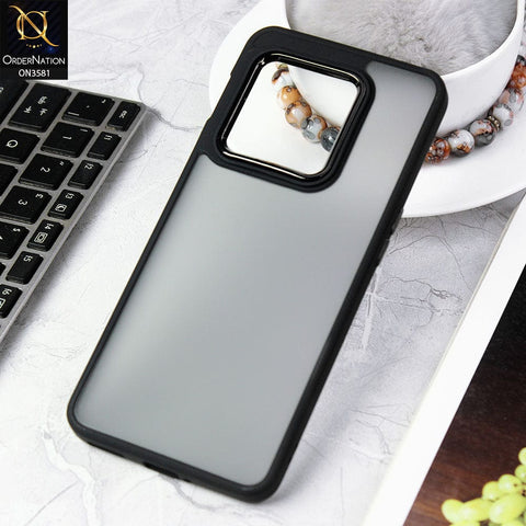 OnePlus 10 Pro  Cover - Black -  Trendy Electroplating Camera Shiny Borders Crash Resistant Pc+Tpu Protective Case