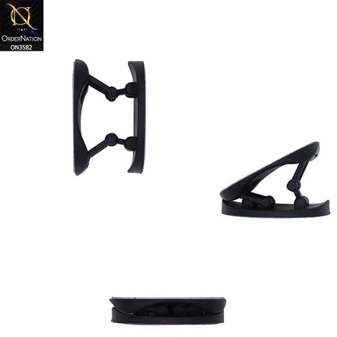 Mobile Holder  - Black -All New Lovely Queen Foldable Finger Ring Holder Phone Stand