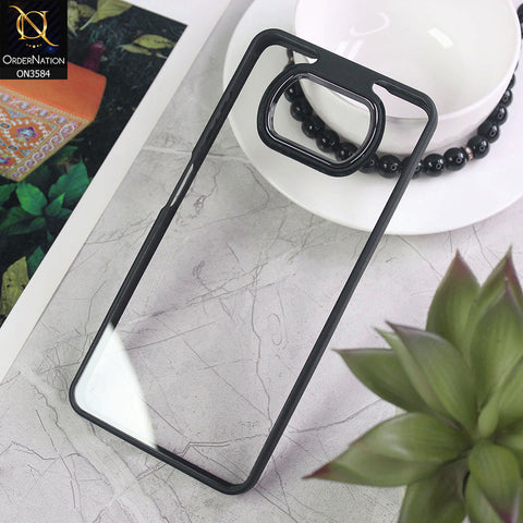 Xiaomi Poco X3 Pro Cover - Black - Trendy Electroplating Camera Shiny Borders Crash Resistant Pc + Tpu Protection Case