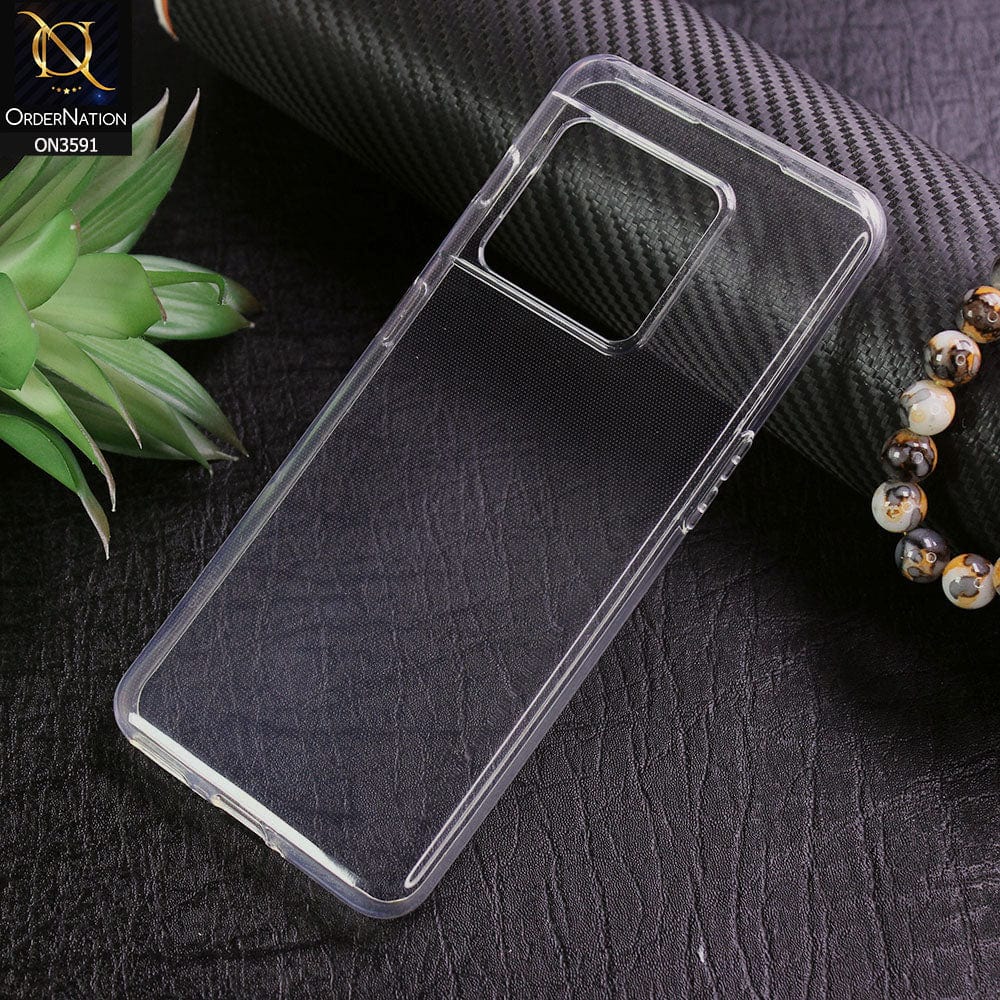 OnePlus 10 Pro Cover - Soft 4D Design Shockproof Silicone Transparent Clear Case