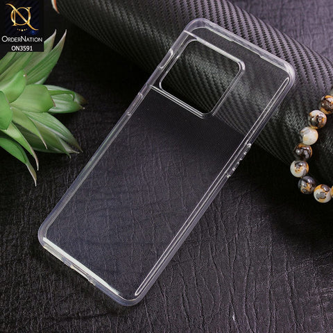 OnePlus 10 Pro Cover - Soft 4D Design Shockproof Silicone Transparent Clear Case