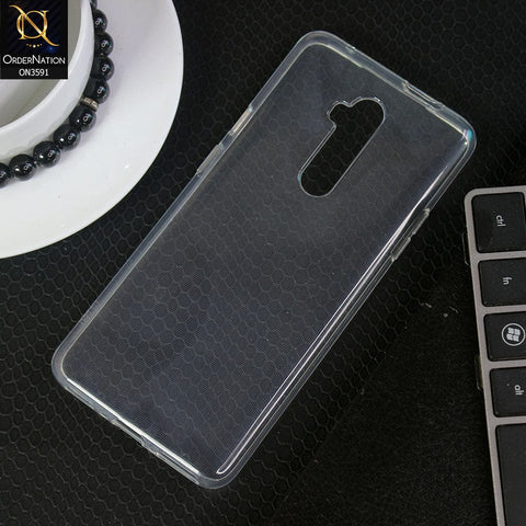 OnePlus 7T Pro Cover - Transparent - Soft 4D Design Shockproof Silicone Transparent Clear Case