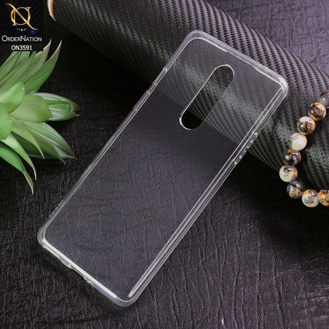OnePlus 8 4G Cover - Soft 4D Design Shockproof Silicone Transparent Clear Case