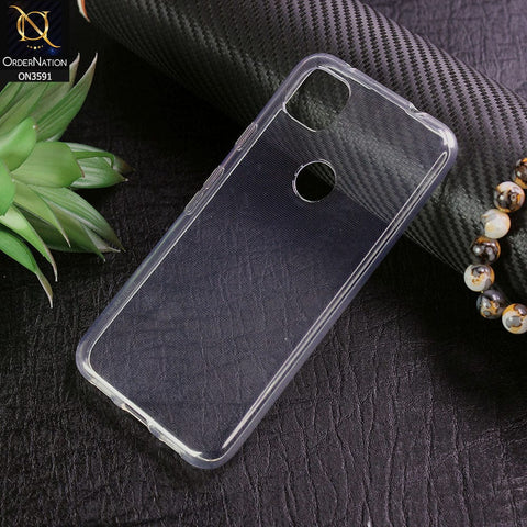 Google Pixel 4a 4G Cover - Soft 4D Design Shockproof Silicone Transparent Clear Case