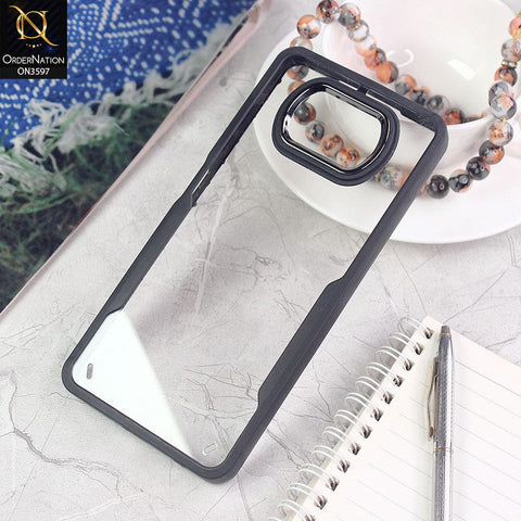 Xiaomi Poco X3 Cover - Black - Trendy Electroplating Shiny Camera Borders Crash Resistant Pc+Tpu Protective Case