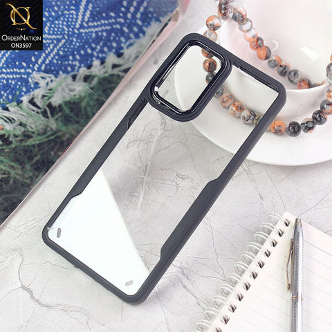 Samsung Galaxy A23 5G Cover - Black - Trendy Electroplating Shiny Camera Borders Crash Resistant Pc+Tpu Protective Case