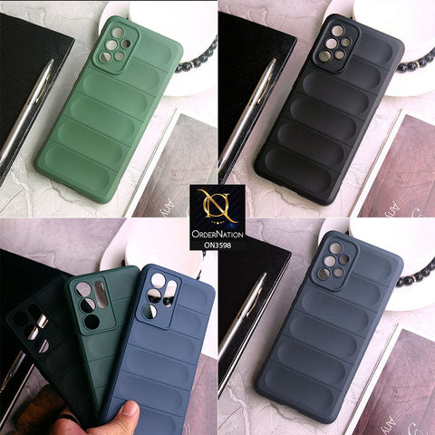 Samsung Galaxy A73 5G  Cover - Green -  Anti Drop Crash Resistant Soft Silicone Camera Protection Case