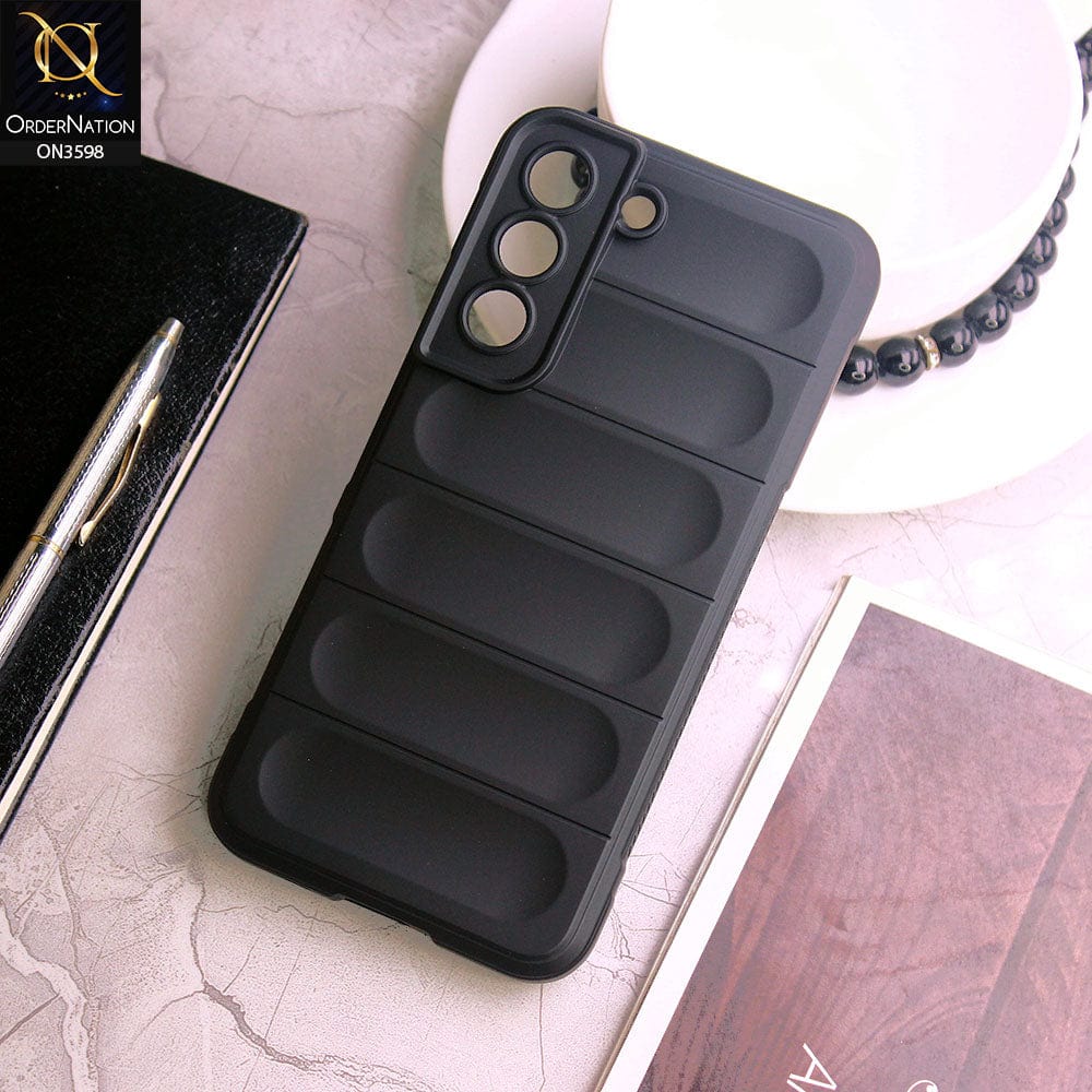 Samsung Galaxy S22 5G  Cover - Black -  Anti Drop Crash Resistant Soft Silicone Camera Protection Case