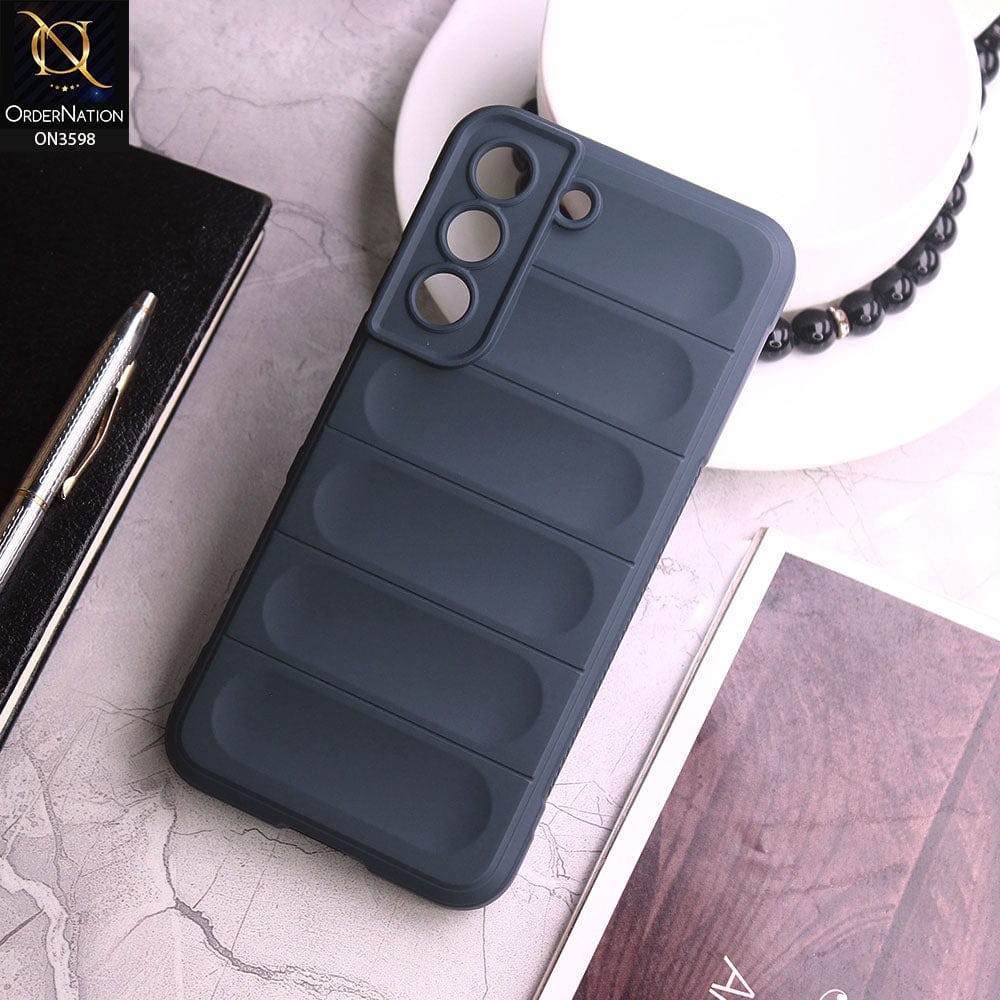 Samsung Galaxy S22 5G  Cover - Blue -  Anti Drop Crash Resistant Soft Silicone Camera Protection Case