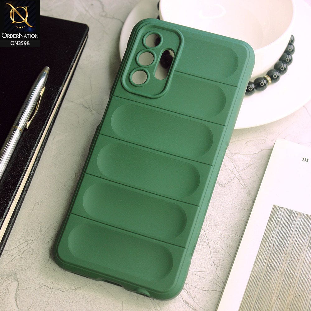 Samsung Galaxy A13 5G Cover - Green - Anti Drop Crash Resistant Soft Silicone Camera Protection Case