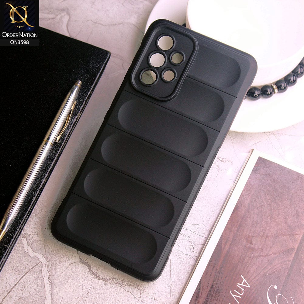 Samsung Galaxy A33 5G  Cover - Black -  Anti Drop Crash Resistant Soft Silicone Camera Protection Case