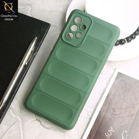 Samsung Galaxy A33 5G  Cover - Green -  Anti Drop Crash Resistant Soft Silicone Camera Protection Case