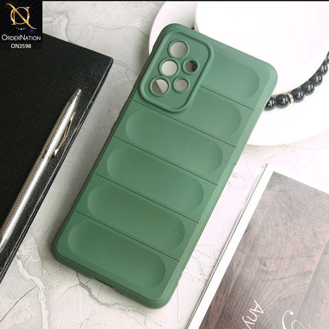Samsung Galaxy A53 5G  Cover - Green -  Anti Drop Crash Resistant Soft Silicone Camera Protection Case