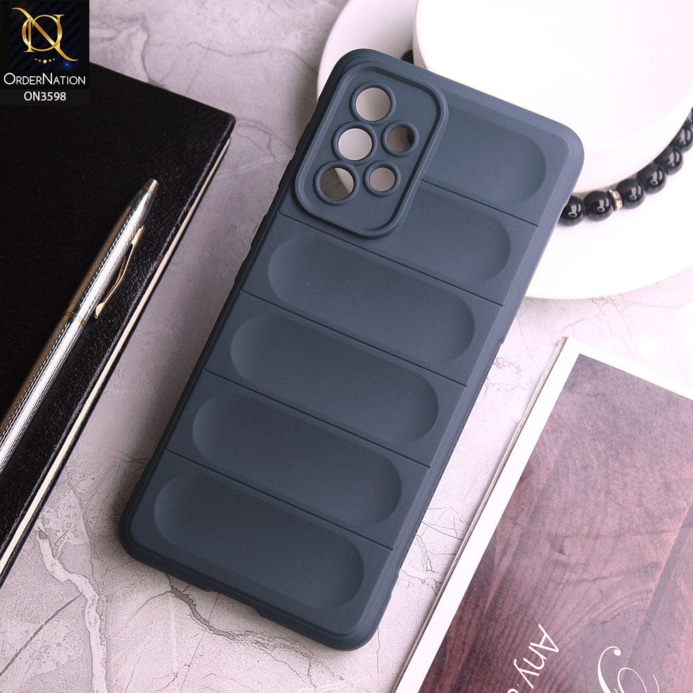Samsung Galaxy A73 5G  Cover - Blue -  Anti Drop Crash Resistant Soft Silicone Camera Protection Case