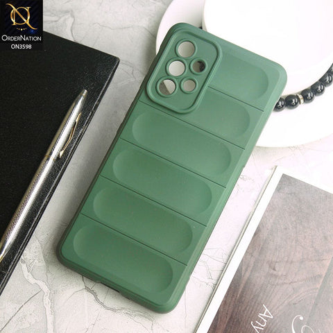 Samsung Galaxy A73 5G  Cover - Green -  Anti Drop Crash Resistant Soft Silicone Camera Protection Case