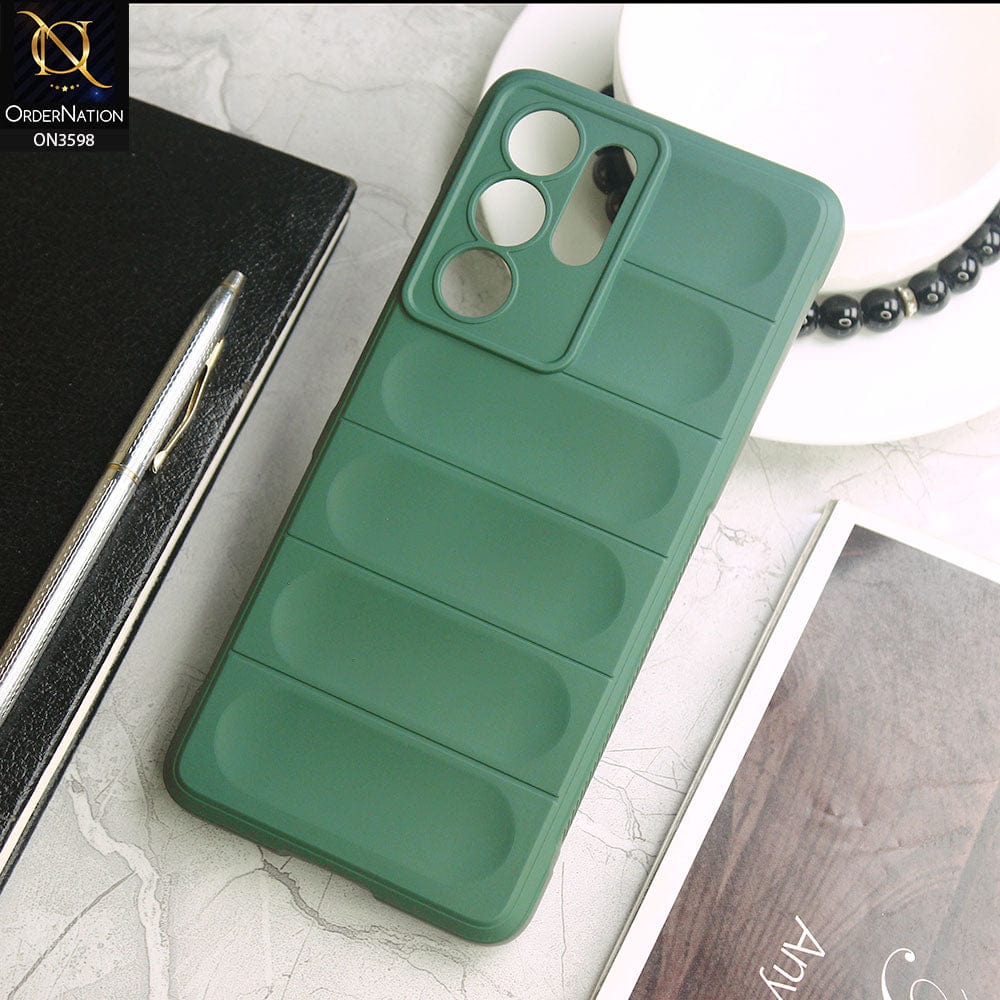Samsung Galaxy S21 Ultra 5G  Cover - Green -  Anti Drop Crash Resistant Soft Silicone Camera Protection Case