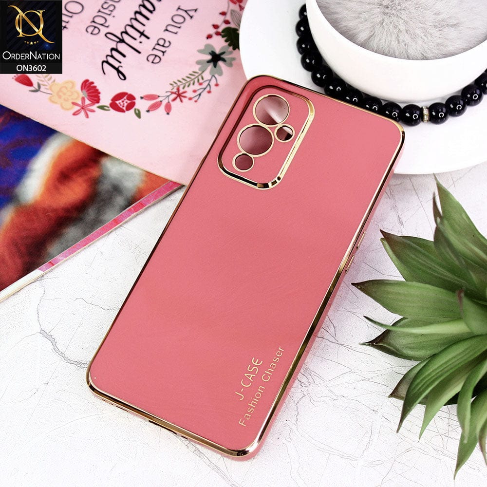 OnePlus 9 Cover - Red - J-Case Silk Series Shiny Soft TPU Case With Camera Protection